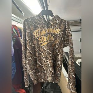Vintage Camo Wisconsin Dells Zip Up Hoodie